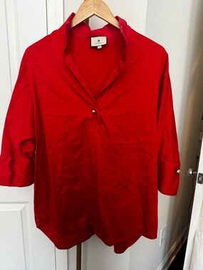 ❤️ Tuckernuck Bright Red Jackie Top